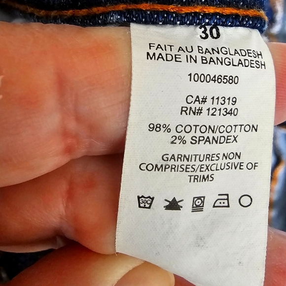 Dynamite Denim Straight Legs Gisele Dark Wash Jeans Size 30 - Picture 2 of 7